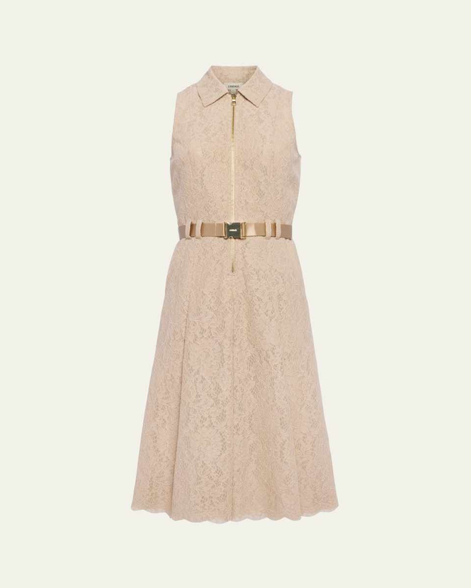 Kylo Belted Lace Shirtdress